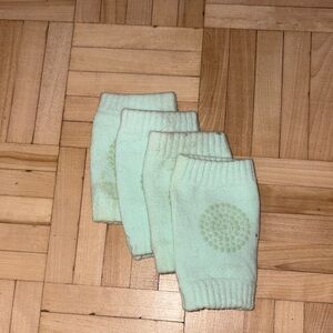 Mint Green Knit Leg Warmers